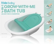 Frida Baby 4-in-1 Grow-with-Me Baby Bathtub, Baby Tub for Newborns to To... - £39.61 GBP
