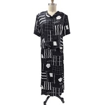 VTG DONCASTER 100% Silk Skirt/Blouse Set Black & White Sz 16 NWOT - $88.21 VTG DONCASTER 100% Silk Skirt/Blouse Set Black & White Sz 16 NWOT - $88.21