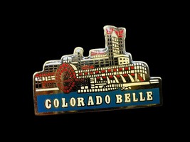 Vintage Colorado Belle Riverboat Paddle Boat Steamer Lapel Hat Pin Pinba... - $10.00