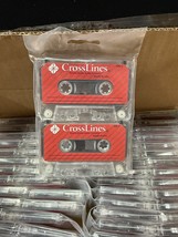 Crosslines - Studio Grade Audio Cassette- Normal Type 1- NEW- LOT OF 106... - $89.95
