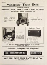 1926 Print Ad Bellevue Trunk Units, Spare Tire Carrier Bellevue,Ohio - $23.23