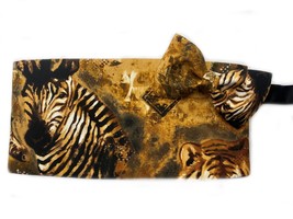 Zebras of the Jungle Cummerbund and Tie Set - £78.34 GBP