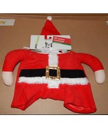 Christmas Dog Costume 3D Santa Claus Med To Large 20 To 35 Lbs 150W - £6.72 GBP