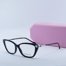 SWAROVSKI SK2011 1038 Black 55mm Eyeglasses New Authentic - $102.36