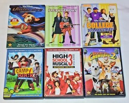 Underdog, Freaky Friday, College Road Trip, Camp Rock... Disney 6 DVD Lot - £11.73 GBP