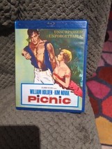 Picnic Blu-ray 1955 classic in color &amp; 1080p mint disc William Holden Kim Novak - £26.32 GBP
