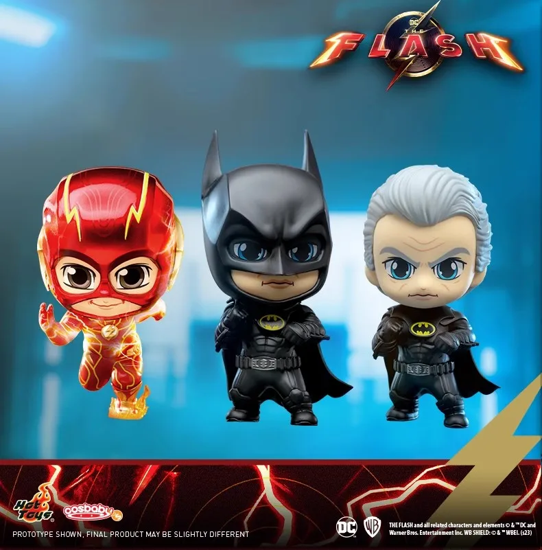 OFFICIAL Hot Toys The Flash Batman COSBABY Figure Exclusive Collectible - $59.13+