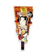 Exquisite Japanese Honzukuri Hagoita Paddle Geisha Silk Art Nishijin Cra... - €19,01 EUR