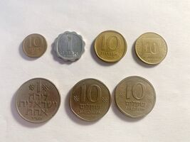 Israel Coin Lot Agora &amp; Sheqalim Mixed Denominations Collectible Set - $8.89 CAD