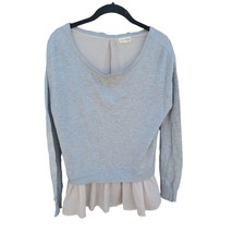 Maison Jules Pullover Light Weight Sweater Medium Womens Long Sleeve Crew Neck G - £12.65 GBP