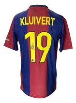 Patrick Kluivert Signed Barcelona FC Nike Soccer LG Jersey BAS - £255.11 GBP