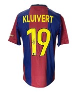 Patrick Kluivert Signed Barcelona FC Nike Soccer LG Jersey BAS - £251.79 GBP