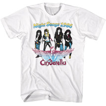 Cinderella Night Songs 1986 Men&#39;s T Shirt Eagle Album Glam Rock Band Concert - £20.93 GBP+
