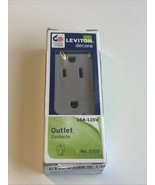 New 5325-GY 15 Amp 125V Decora Duplex Receptacle, Residential Grade Gray - €4,31 EUR
