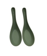 Elefin Melamine Ware Green Spoon Set Of 2 - $13.10 CAD