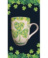 Irish Coffee Mug St. Patrick&#39;s Day Shamrock Ireland Clover Lucky Rare Te... - £17.22 GBP