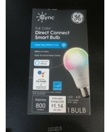 GE CYNC Smart Full Color A19 LED Light Bulb, 60W Replacement, Bluetooth/... - £11.41 GBP