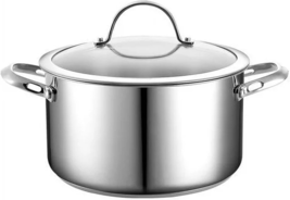 6-Quart Stainless Steel Stockpot with Lid - $89.09 6-Quart Stainless Steel Stockpot with Lid - $89.09