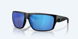 Costa Del Mar Fly Line Matte Black / Blue Mirror POLARIZED Glass 580G - NEW - $153.44