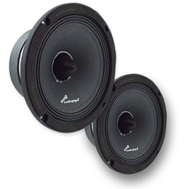 Pair Audiopipe 6 Bullet Mid Bass Loud Speaker 500W 8 ohms 1.5 Voice Coil... - £121.17 GBP