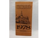 Vintage 1978 Dearborn Michigan Greenfield Village And Henry Ford Museum ... - £31.70 GBP
