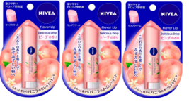 NIVEA Taste Lips Delicious Drops, Peach Fragrance, 3ml (3.5G) 3Pack Set-... - $29.85