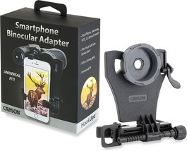 The Carson Hookupz Ib-700 Universal Smartphone Digiscoping, Sized Binoculars. - £31.61 GBP