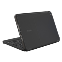 Zagg Folio Book Case Hinged Backlit Bluetooth Keyboard for iPad Mini 4 Black - $16.88
