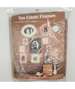 TEN FABRIC FRAMES CRAFT KIT - Country Fair - Vintage DIY Photo Frame Cra... - $21.96 CAD