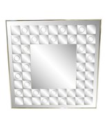 Mid-Century Hal Bienfeld Op Art Square Wall Mirror 1970s - $1,183.05