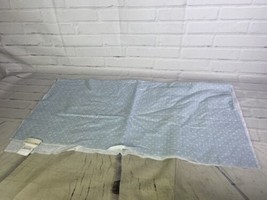 Pottery Barn Kids Baby Receiving Blanket Flannel Blue White Polka Dot Print - £22.15 GBP