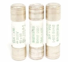 Lot Of 3 Siemens 3NW8005-1 Fuses 3NW80051 - £10.16 GBP