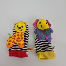 Fisher Price Baby Vintage Foot Footie Finder Rattle Socks Slippers 0-3-6 - $41.52 CAD