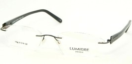 Neu LUMIERE Brille Italien 1608 C8 Schwarz Brille Rahmenlose 51mm (Notizzettel) - £50.84 GBP