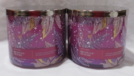 White Barn Bath &amp; Body Works 3-wick Scented Candle Set Lot 2 Birchwood Orchard - £54.80 GBP