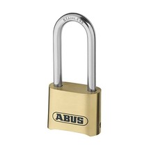 ABUS 180Ib/50Hb63 Long Shackle Combination Brass Padlock  - £75.46 GBP