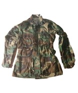 US ARMY Military Camo Coat Jacket Mens Small-Long Hot Weather Woodland C... - £20.54 GBP