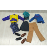 Mattel Barbie&#39;s Ken doll clothes random lot shoes sweater t shirts windb... - $16.82