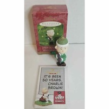 Hallmark Ornament Keepsake Snoopy LINUS 2000 A Charlie Brown Christmas 50th - £12.67 GBP