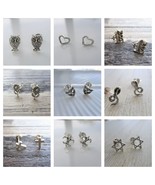 New Sterling Silver Stud / Post Earrings, Small, Dainty, Unisex Free US ... - £9.77 GBP