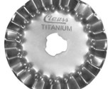 Clauss Rotary Cutter Replacement Blade - 45mm Pinking Blade M206.04 - £3.18 GBP