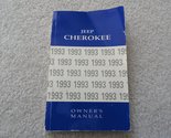 1993 Jeep Cherokee Owners Manual [Paperback] Jeep 1989-to-date - $48.99