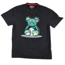BKYS Bear Teeth Men&#39;s Medium Embroidered Black Short Sleeve T Shirt - £19.10 GBP