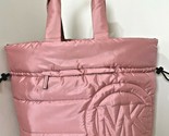 New Michael Kors Rae Large Tote Bag Quilted Nylon Sunset Rose with Dust bag - £113.83 GBP