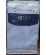 Colormate Semi-Sheer Claire Valance - White Color - BRAND NEW IN PACKAGE... - €16,83 EUR