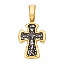 New Pendant Cross Kids Child Small Orthodox Necklace Sterling 925 Silver - £39.44 GBP