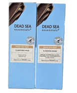 2 Pack Dead Sea Essentials Mud Clarifying Mask Minerals Vegan For Skin 3... - $456.75 MXN