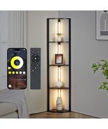 FENLO Fancy Edge Pro - 64&quot; Corner Shelf Floor Lamp with Remote/App Contr... - $97.99