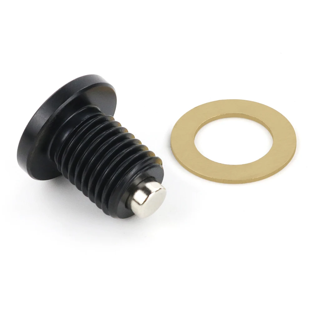 Magnetic oil drain bolt plug screw m12 1 5 fit for kawasaki klr650 ninja 300 400 thumb200