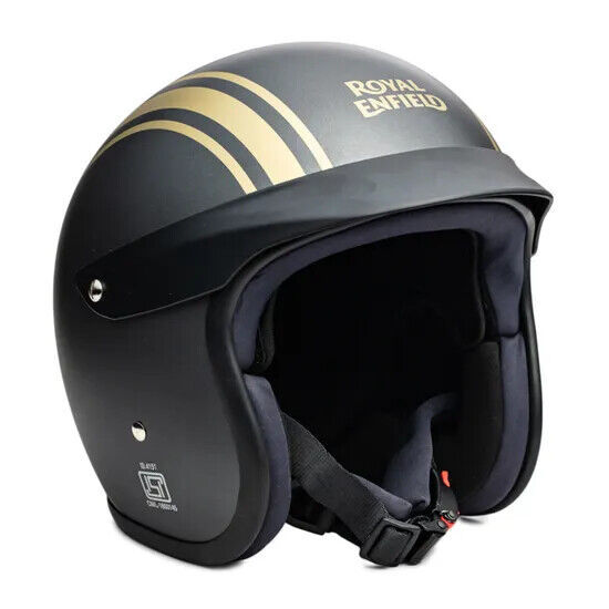 ROYAL ENFIELD SUN PEAK OPEN FACE LIGHTWEIGHT HELMET - MATT BLACK